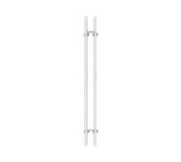 CREATE / Warm Towel Tube/Portasciugamani Elettrico 2 Barre Bianco/Design Verticale, 150 x 13 cm, 2 impostazioni Temperatura, Timer, Acciaio Inossidabile, 120 W
