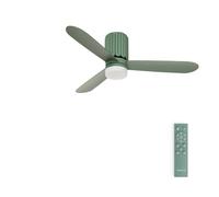 WIND CALM SCULPT - Ventilatore Da Soffitto Silenzioso 40W Ø132 cm Con Luce LED M (Ø132cm) (stanze 10m²-25m²)