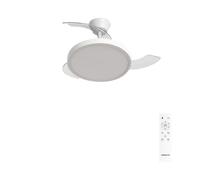 CREATE / WIND CLEAR STUDIO S/Ventilatore da soffitto con luce bianc S - Con Luce