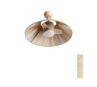 WIND LAMP WOVEN - Ventilatore Da Soffitto Silenzioso 25W Con Luce LED Con Luce