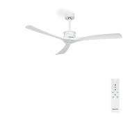 WIND LARGE - Ventilatore Da Soffitto 40W Silenzioso Ø152 Cm 100% Legno Senza Luce