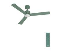 CREATE / WIND MODERN M/Ventilatore da soffitto con luce verde salvia con telecomando / 40W, Luce LED 3 temperature, Ø132 cm, 6 velocità, funzione estate-inverno