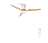 WIND CALM - Ventilatore Da Soffitto 40W Silenzioso Di Varie Dimensioni Adatto Per Uso Interno Ed Esterno Telecomando