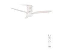 CREATE / WINDCALM NATURAL WOOD M/Ventilatore da soffitto con luce bianco con telecomando / 40W, Temporizzatore, Ø132 cm, 6 velocità, 3 temperature di luce, funzione estate-inverno