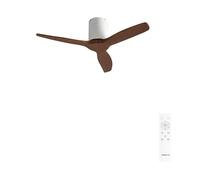 WIND CALM - Ventilatore Da Soffitto Silenzioso Da 40W Con Pale Tecniche In ABS Di Varie Dimensioni Senza Luce