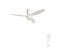 WIND CALM - Ventilatore Da Soffitto 40W Silenzioso Di Varie Dimensioni Adatto Per Uso Interno Ed Esterno Telecomando