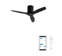 WIND CALM - Ventilatore Da Soffitto Silenzioso Da 40W Con Pale Tecniche In ABS Di Varie Dimensioni Senza Luce