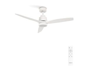 CREATE / WINDSTYLANCE DC/Ventilatore da soffitto con luce con motore bianco/Silenzioso, timer