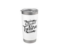 Create Your Future Mindset Visionary Motivation Citazione Design Bicchiere termico in acciaio inox doppia parete