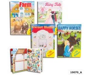 Create your Mini Stickerworld, motivo: Fairy Tale, 1 x Fairy Tale e 194 Stickers