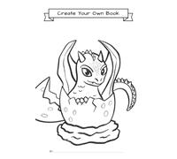 Create Your Own Book: Baby Dragon Cover | Blank Book for Kids to Write and Draw a Story with Guided Planning Pages