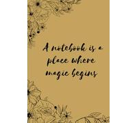 Create Your Own Magic - Inspirational Writing Journal with 120 Pages