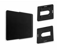 CreaTech Solutions Supporto da parete per tablet compatibile con iPad di 10a e 11a generazione (10,9"/11"), supporto rimovibile ultra piatto per pannello domotico Smart Home Dashboard (nero)