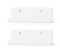 CreaTech Solutions Supporto da parete per tablet, universale, adatto per qualsiasi modello e marca/supporto da parete minimalista universale per tablet (bianco)