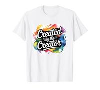 Created By The Creater Maglietta con Stampa Grafica Economica
