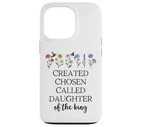 Created Chosen Called Daughter of King Bible Verse Christian Custodia per iPhone 13 Pro