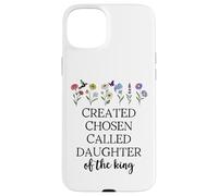 Created Chosen Called Daughter of King Bible Verse Christian Custodia per iPhone 15 Plus