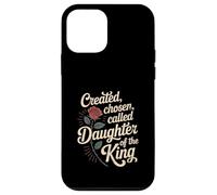 Created Chosen Called Daughter Of King Christian Jesus God Custodia per iPhone 12 mini