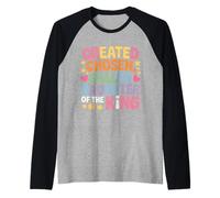 Created Chosen Called Daughter of The King - Maglia con Maniche Raglan