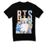 Createe T-Shirt 100% Cotone dedicata alla k-Pop con Foto della Band koreana