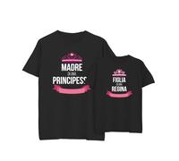 Createe t-Shirt per Mamma e Figlio Mamma di Una Principessa e Figlia di Una Regina dedicato alla Festa della Mamma - SPEDIZIONE in Giornata al COSTO di Quella Standard!