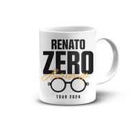 Createe Tazza Renato Zero Autoritratto tour 2024 mug per colazione, per latte, the, orzo, caffè, acqua