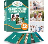 CreateFun, 50 carte fotografiche educative per il costruttore di vocabolari, con 6 attività didattiche per genitori, aule, materiali per terapia vocale, materiali didattica ELL e ESL