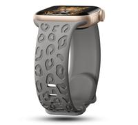 CreateGreat Compatibile con Apple Watch Band 41 mm, 40 mm, 38 mm, 45 mm, 44 mm, 42 mm, per donne e uomini, cinturino in silicone trasparente con motivo stampato, non sbiadisce mai per Apple Watch