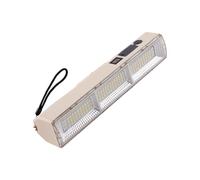 CREATESTAR Lampada da Lavoro 22CM, Torcia LED Ricaricabile Type-C Lampade di Ispezione con Base Magnetica e Gancio 5 Modalità Luce, Lampada da Officina per Riparazione Auto Campeggio Emergenza