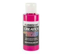 Createx Airbrush Color, Fluorescent, 2 oz., Magenta