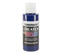 Createx - Colore per aerografo 60 ml, Colore: Blu Trasparente
