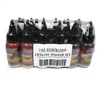 Createx Illustration Colors Bloodline LIFELINE Kit 17 colori da 30 ML per aerografo