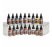 Createx Illustration Colors OPAQUE Kit 12 colori da 30 ml per aerografo