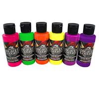 Createx Wicked Colors kit 6 colori Fluorescenti aerografo