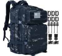 Createy 45L Military Tactical Backpack Large 3 Day Assault Pack Molle Bag Rucksack Bug Out Bag for Camping Hunting Hiking