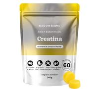 Creatina 3000mg Gummies - Daily Essentials - Performance Fisica - Creatina Monoidrata - 60 Pezzi (1 mese) - Senza Zucchero, Vegan - Bears with Benefits