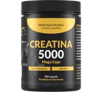 Creatina 5000 Mega Caps, Stimolante per L'Allenamento, 5000 Mg Di Creatina Monoi