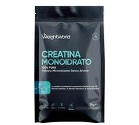 Creatina Monoidrata in Polvere da 1kg Formula 100% Pura e Vegana 3000mg 330 Dosi