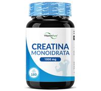 Creatina Monoidrata Micronizzata 1000mg per Supporto Performance, 180