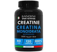 CREATINA MONOIDRATA MICRONIZZATA 120 COMPRESSE 3000MG DOSE INTEGRATORE ENERGIA F