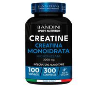 Creatina Monoidrata Micronizzata 300 Cps Da 3000mg Per Dose Palestra Allenamento