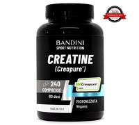 Creatina Monoidrato Creapure Micronizzata 240 Cpr Vegan Palestra Bandini®