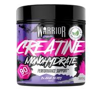 Creatina monoidrato in polvere Warrior da 300 g - Nutrizione micronizzata - Migliora le prestazioni e il recupero (disponibile in compresse, non caramelle gommose) - Dose da 5 g (Blazin Berry)