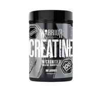 Creatina monoidrato in polvere Warrior da 500 g (100 dosi) - Micronizzata per una facile miscelazione - Migliora le prestazioni e il recupero - Non caramelle gommose o compresse (Non aromatizzata)