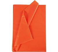 Creativ 100263 - Carta velina, foglio 50 x 70 cm, 17 cm, colore: arancione, 25 fogli