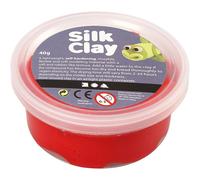 CREATIV 100263 Creativ 40 g Silk Clay, Red