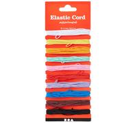 Creativ 100263 Cavo elasticizzato, colore assortimento, spessore 1,2 mm