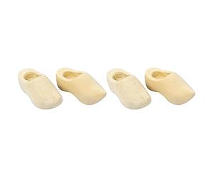 Creativ 100263 Zoccoli olandesi in legno, L: 40 mm, 2 paia (Confezione da 2)