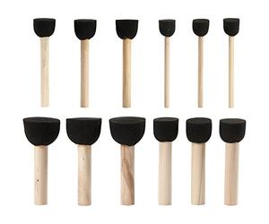 Creativ 10409 - Pennelli in schiuma, D: 13-20-25-35 mm, 12 pezzi