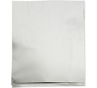 Creativ 22091 15 fogli di laminazione, 21 x 0,9 cm, 10 mm, argento, confezione da 10